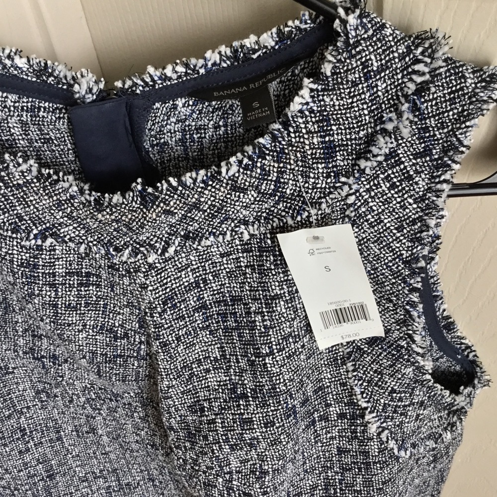 Banana Republic Tweed Shell Top - Picture 3 of 6
